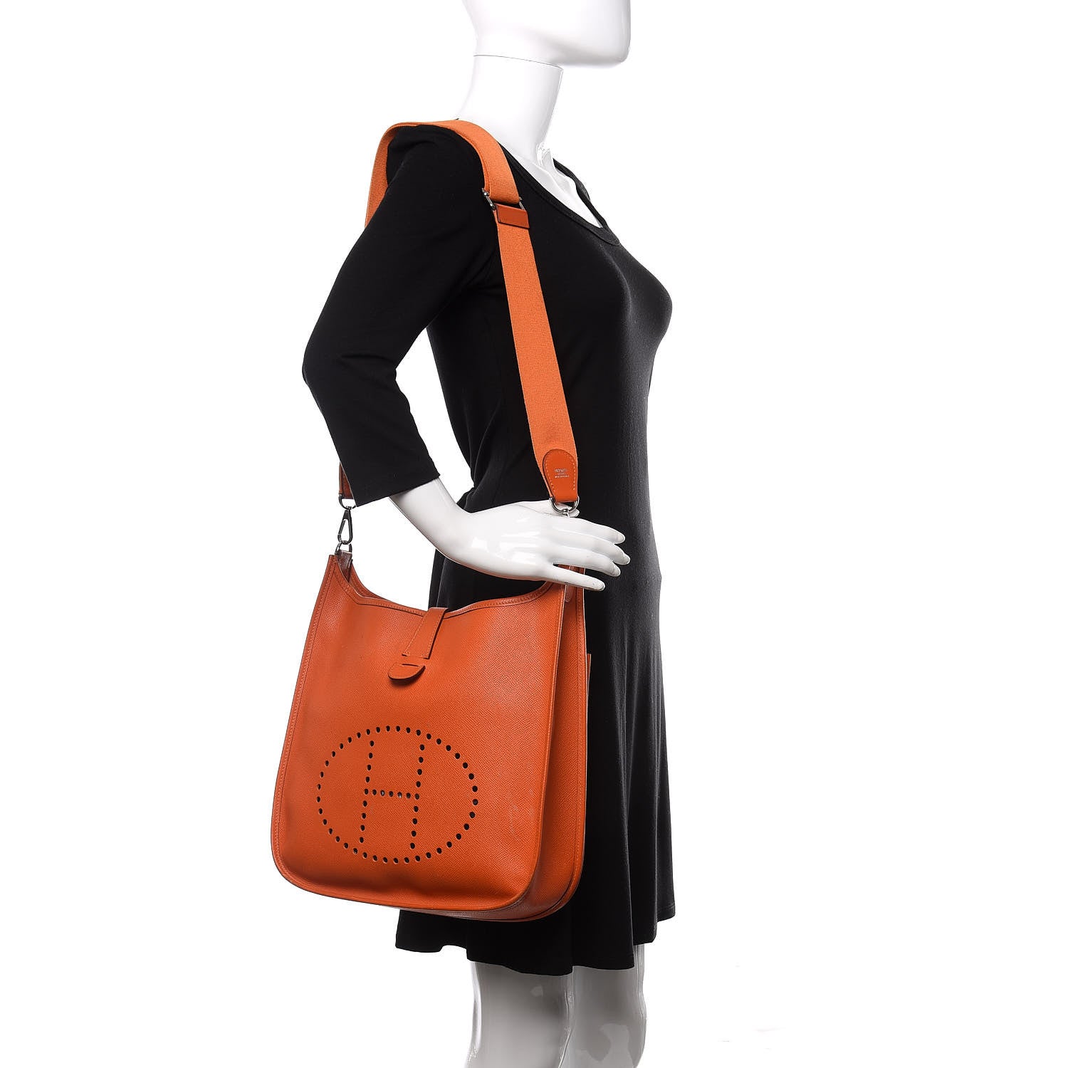 Hermes Epsom Evelyne III PM Orange 2 of 21