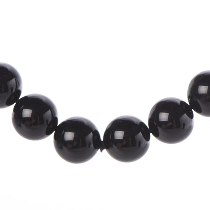 Tiffany Sterling Silver Black Onyx Bead Toggle Necklace 4 of 6