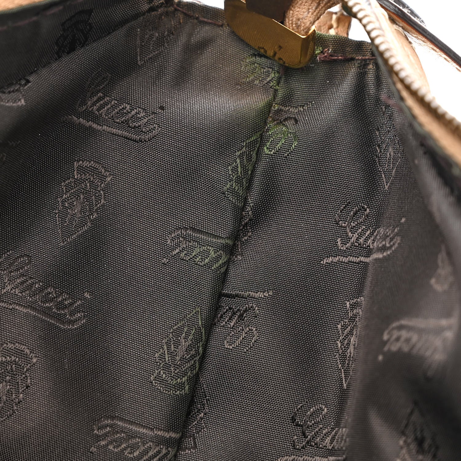 Gucci Snakeskin Medium Jockey Hobo Brown 8 of 15