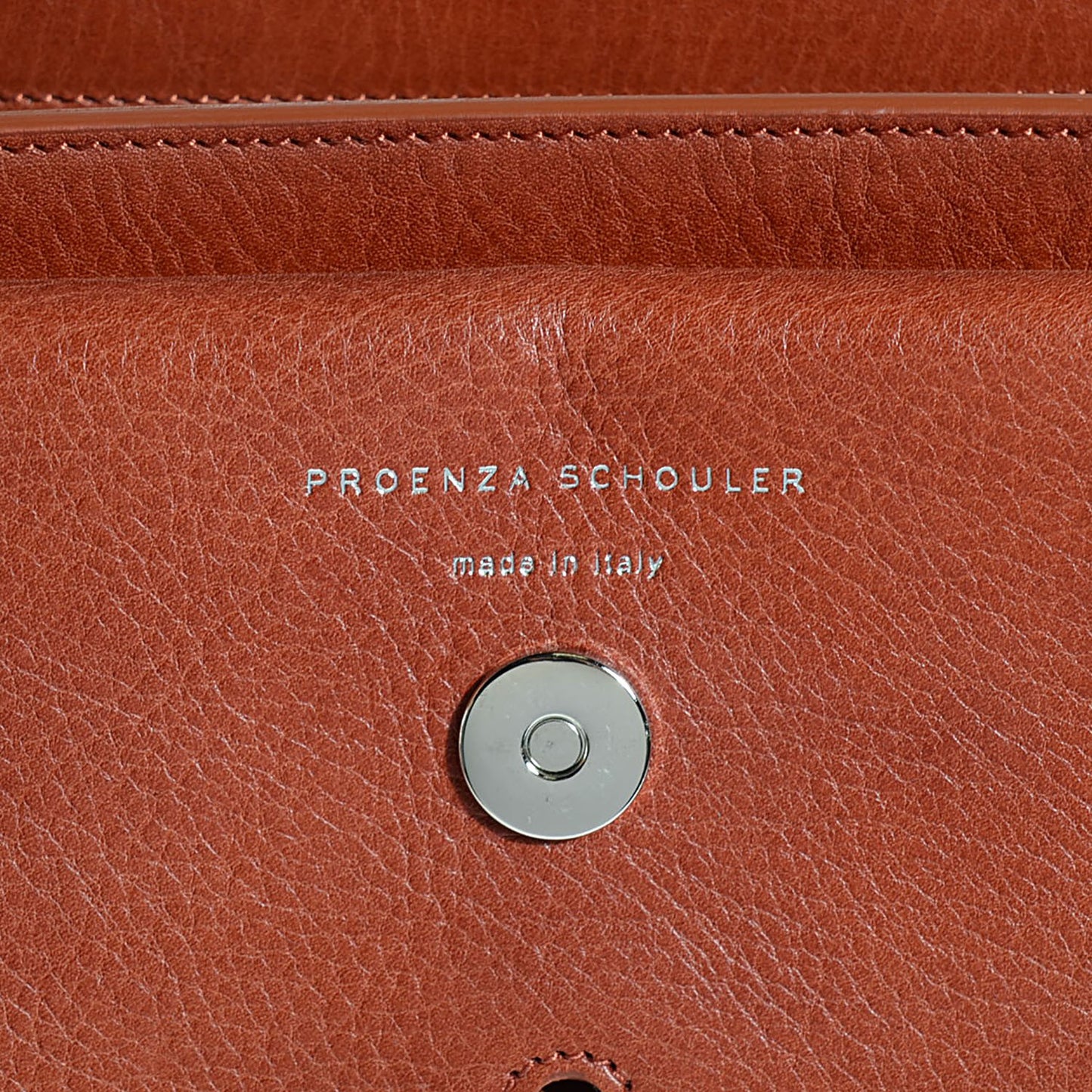 Calfskin PS11 Classic Shoulder Bag Saddle