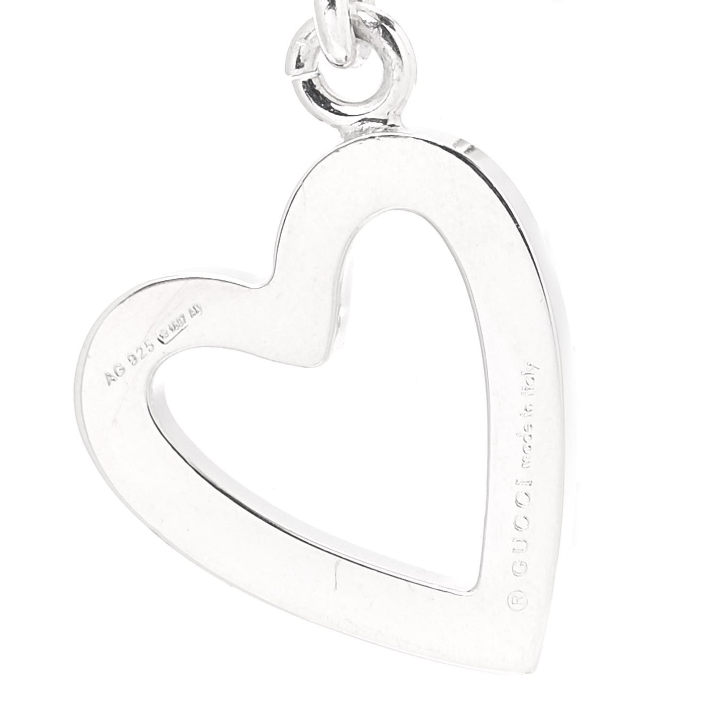Sterling Silver Heart Toggle Necklace
