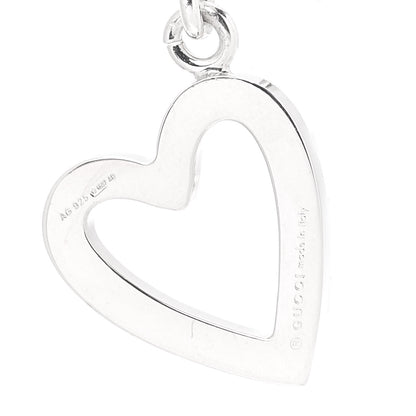Gucci Sterling Silver Heart Toggle Necklace 4 of 4