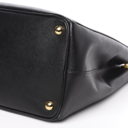 Prada Saffiano Large Galleria Double Zip Tote Black 9 of 15