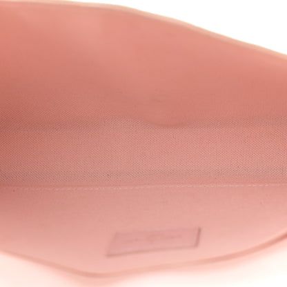 Louis Vuitton Damier Azur Pochette Felicie Chain Wallet Rose Ballerine 6 of 13