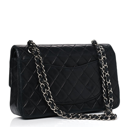 Chanel Lambskin Quilted Medium Double Flap Black 2 of 11
