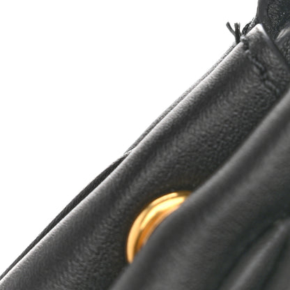 Balenciaga Smooth Calfskin Small Bel Air Clutch On Strap Black 12 of 12