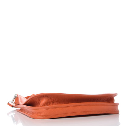 Hermes Taurillon Clemence Evelyne III PM Orange 4 of 9