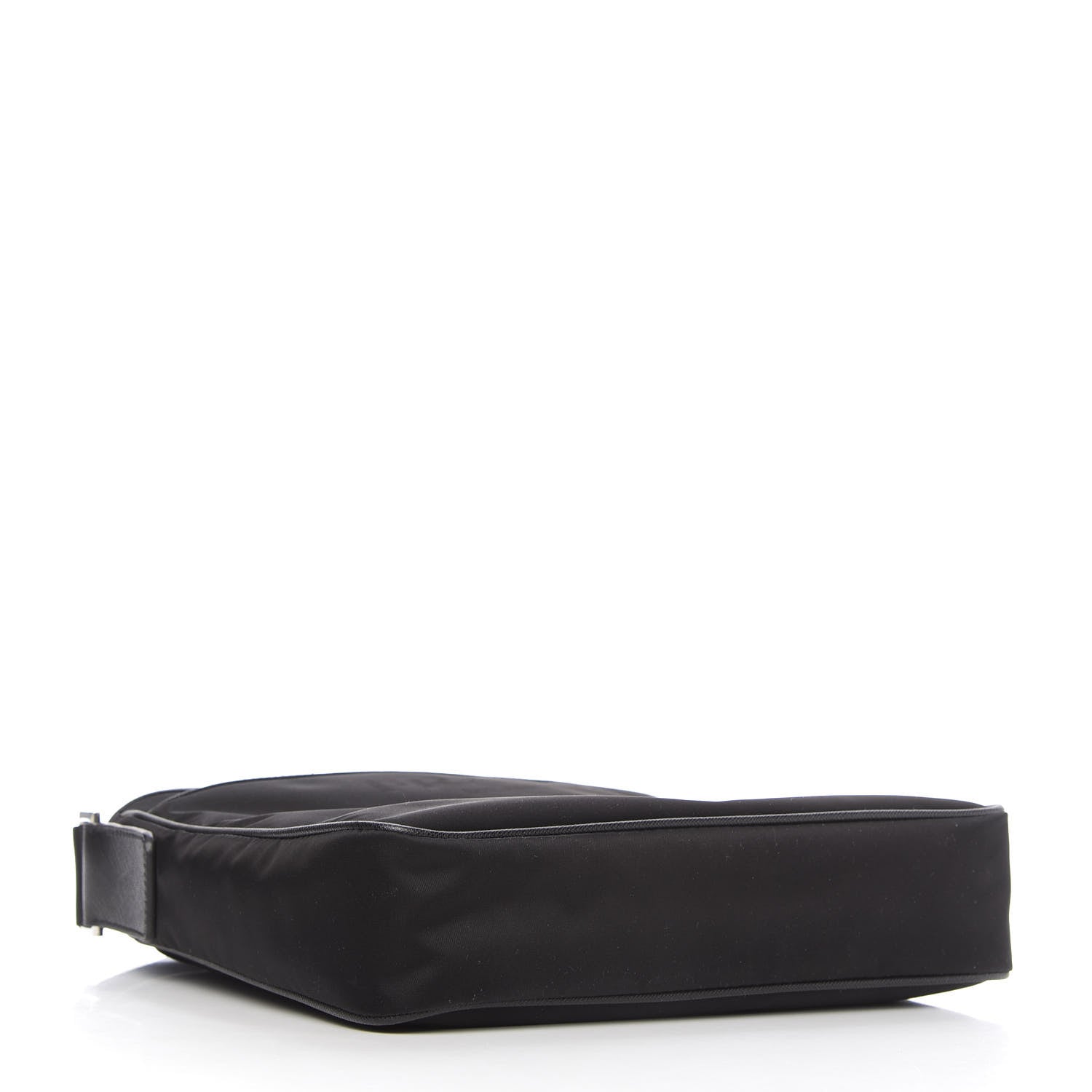 Prada Nylon Saffiano Flat Messenger Bag Black 4 of 10
