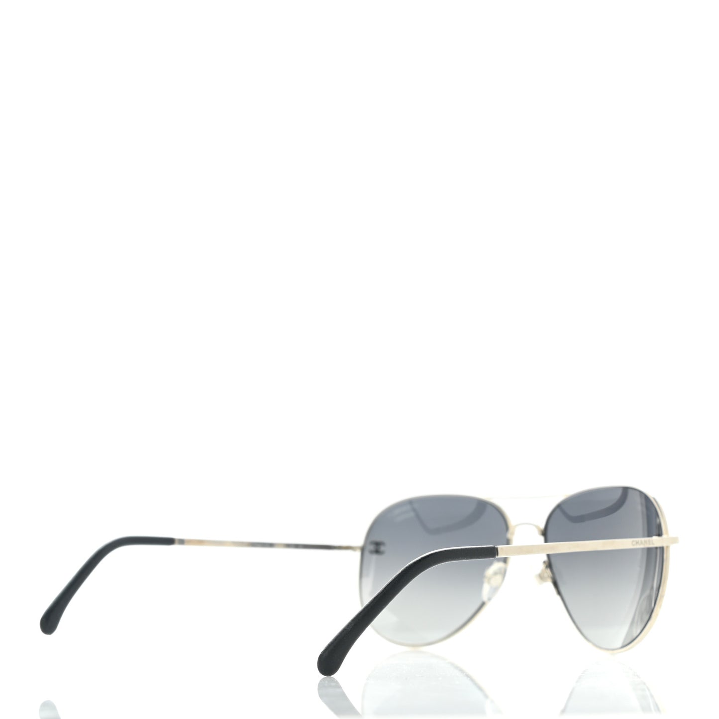 Metal Polarized Aviator CC Sunglasses 4189-T-Q Silver