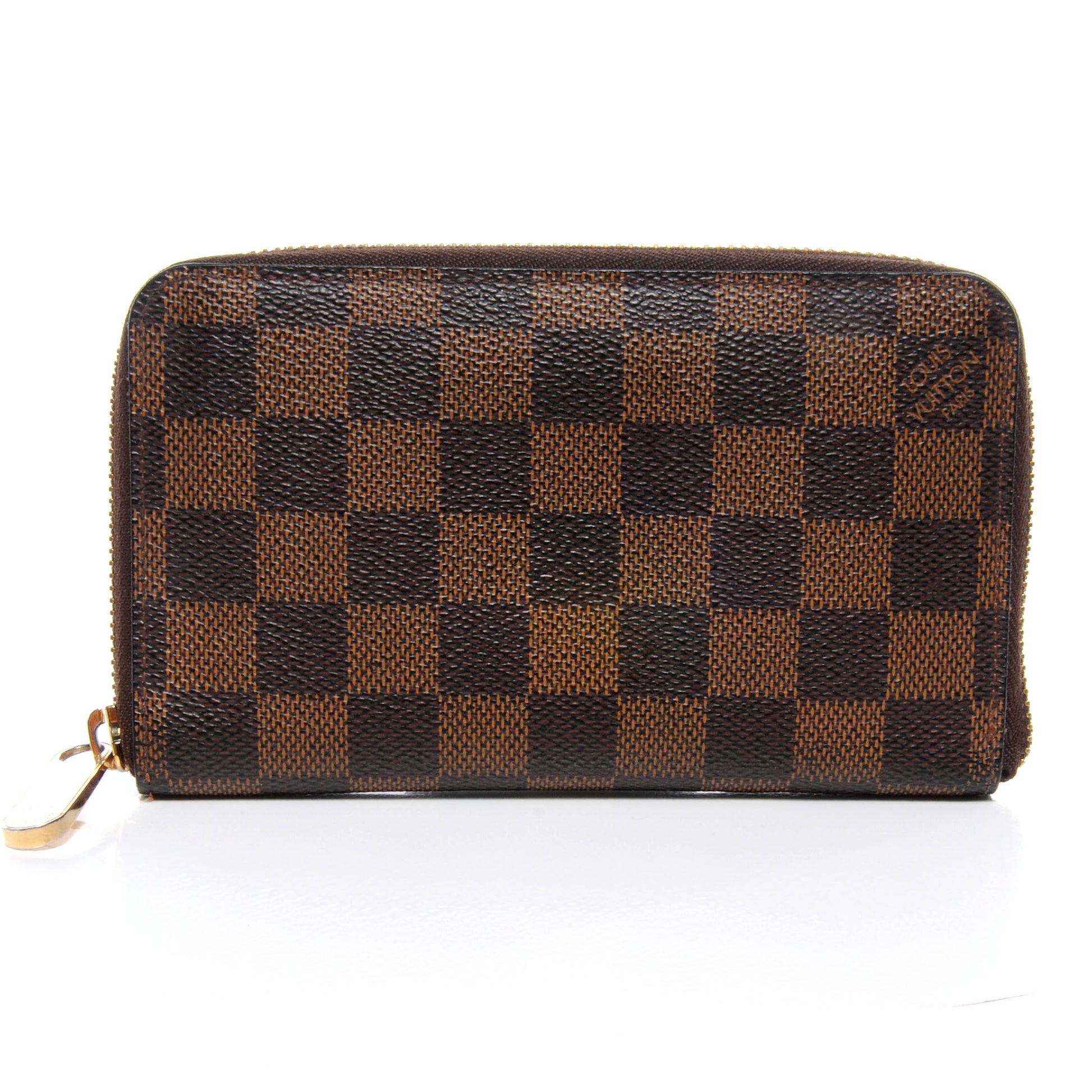 Louis Vuitton Damier Ebene Zippy Compact Wallet 1 of 8