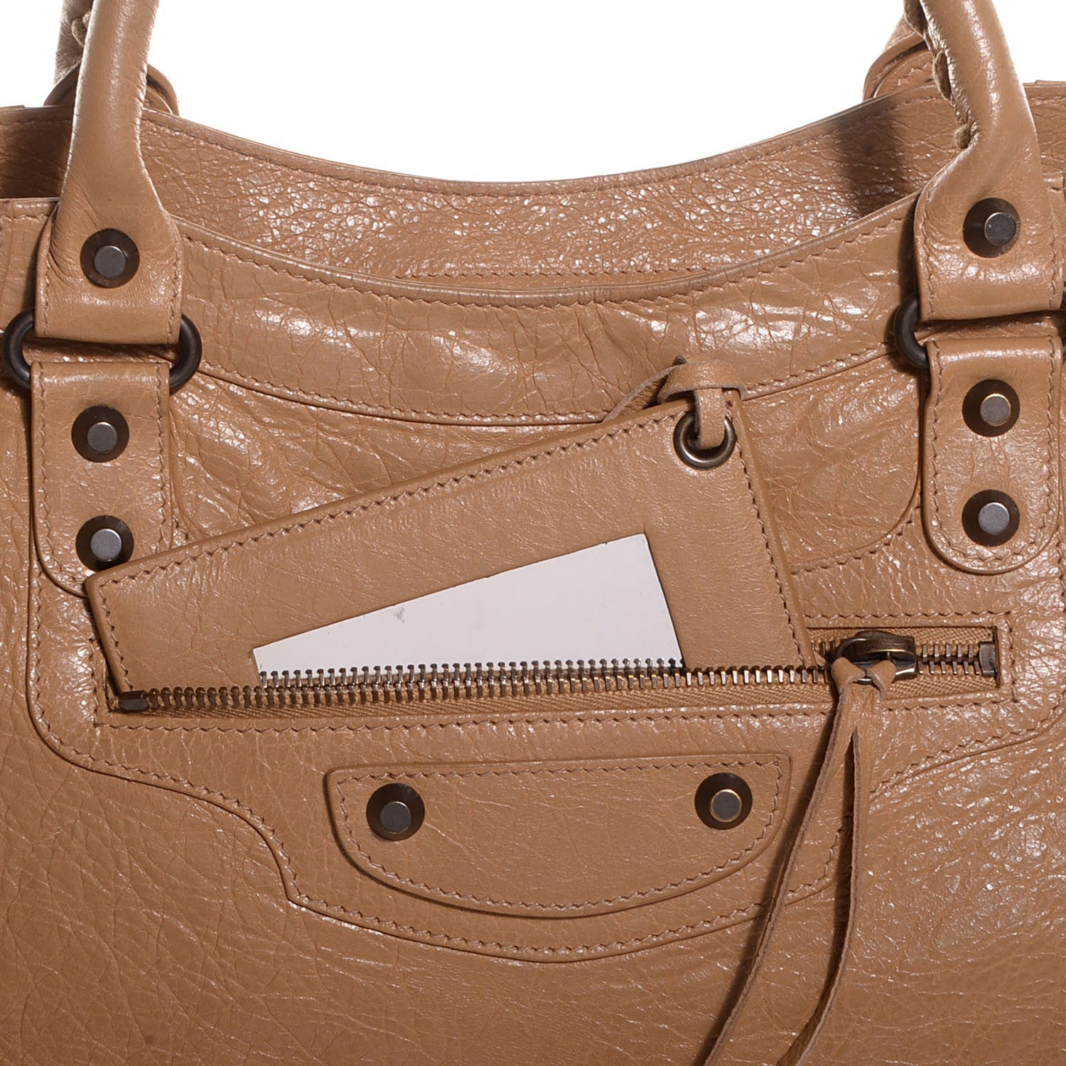 Balenciaga Agneau Classic Hardware Velo Beige Nougatine 11 of 12