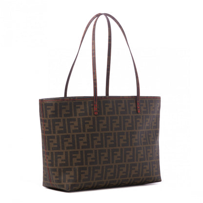 Fendi Zucca Spalmati Small Roll Tote Tobacco Fragola 2 of 8