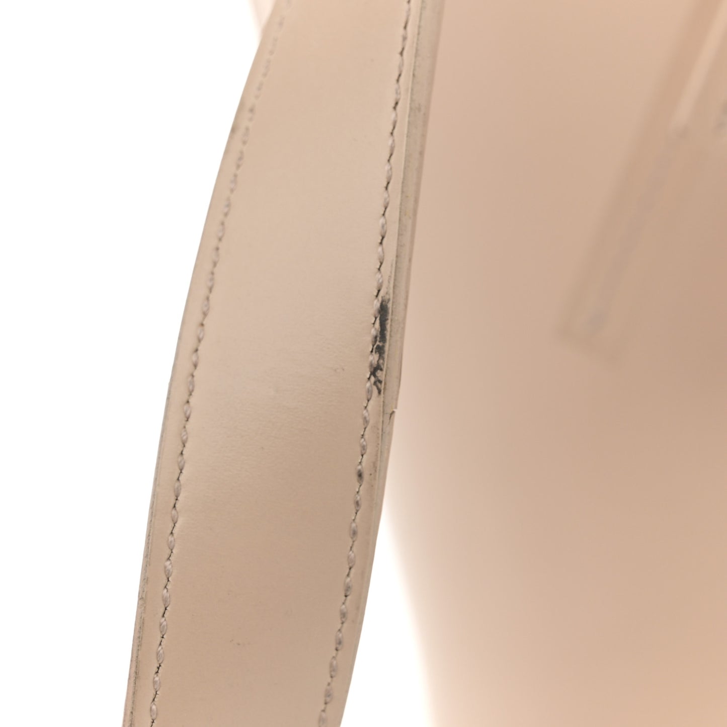Calfskin Medium Emmanuelle Bucket Bag Nude Powder