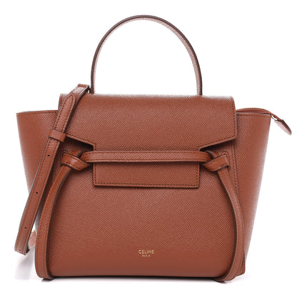 Celine Grained Calfskin Nano Belt Bag Caramel 1 of 10