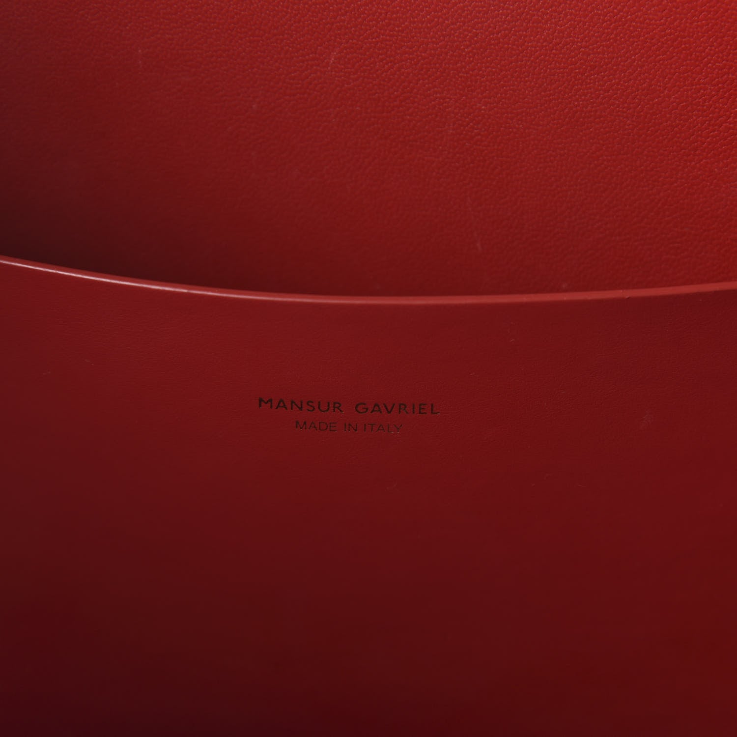 Mansur Gavriel Calfskin Triangle Tote Flamma 8 of 9