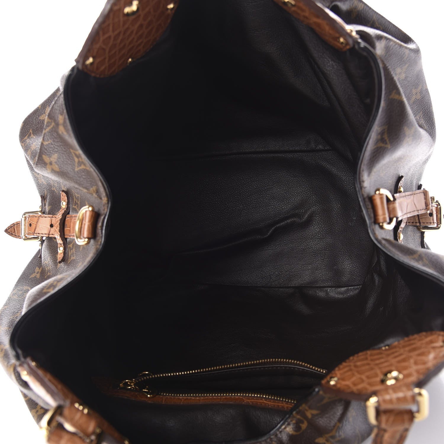 Louis Vuitton Monogram Alligator Trim Mahina XL 5 of 10