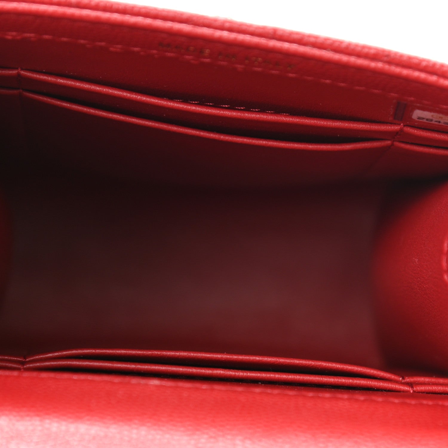 Chanel Caviar Quilted Classic Phone Holder Red 5 of 11