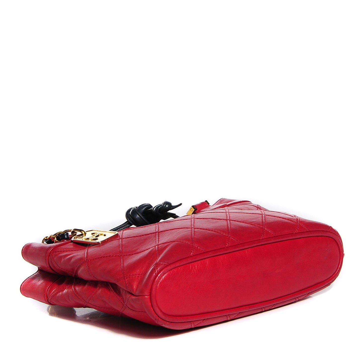 Lambskin Quilted Shoulder Bag Red
