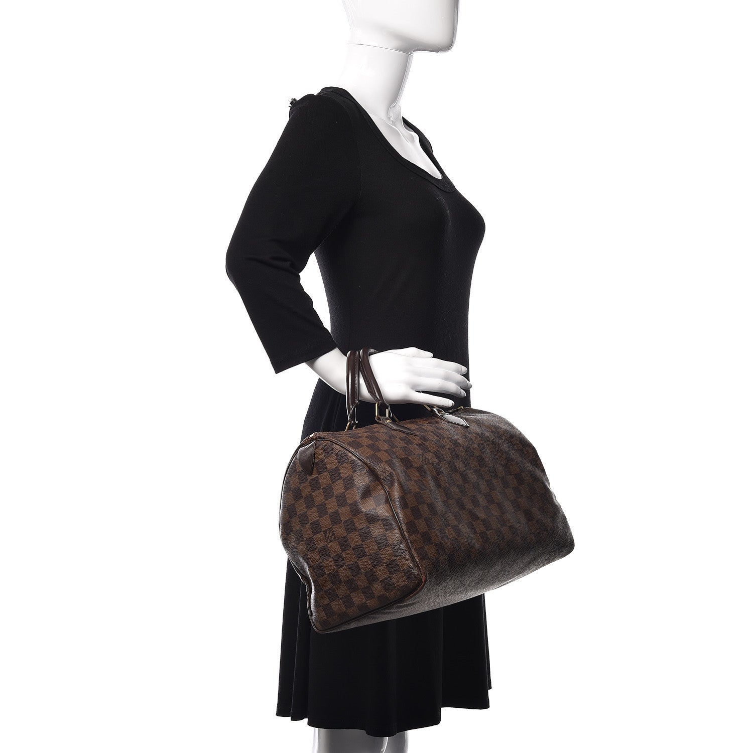 Louis Vuitton Damier Ebene Speedy 35 2 of 17