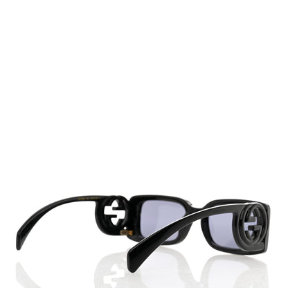 Gucci Acetate Chaise Rectangle Frame Sunglasses GG1325S Black 4 of 8