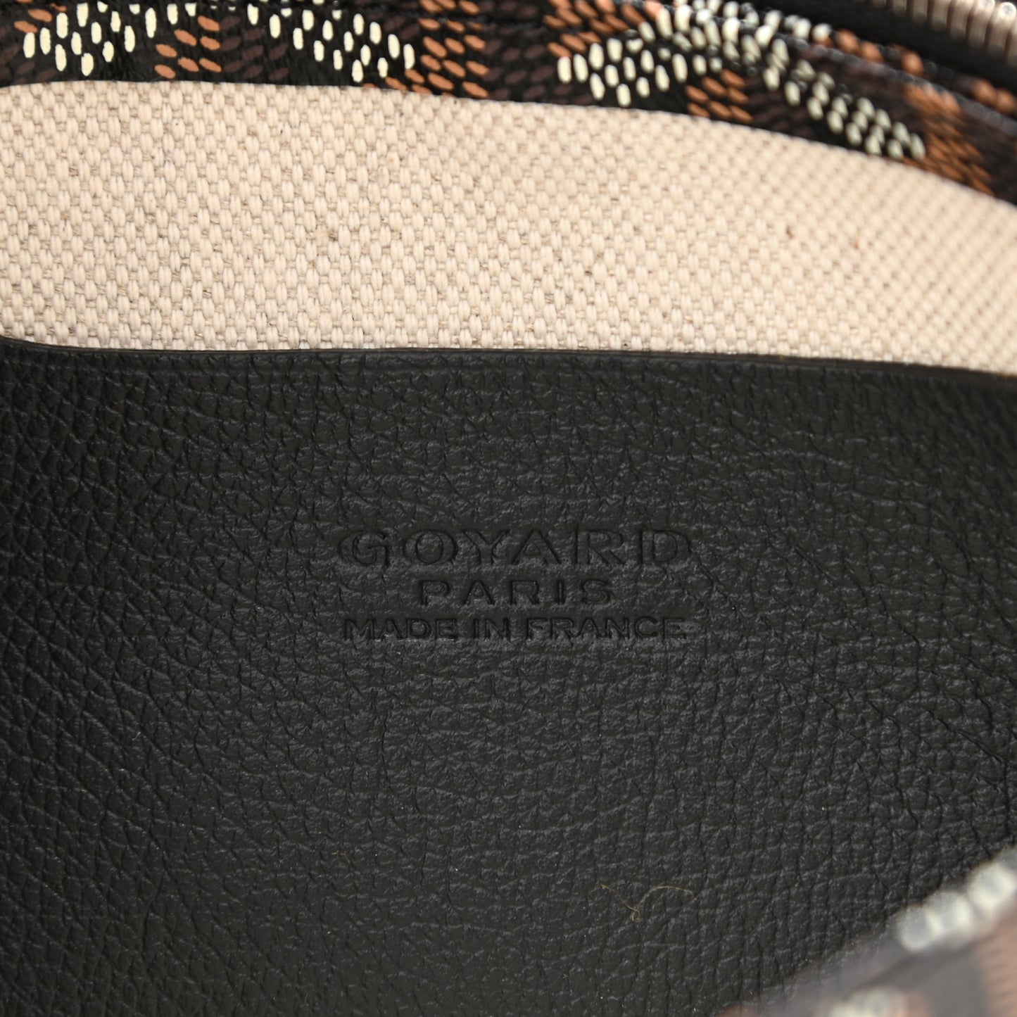 Goyardine Plumet Wallet Clutch Black