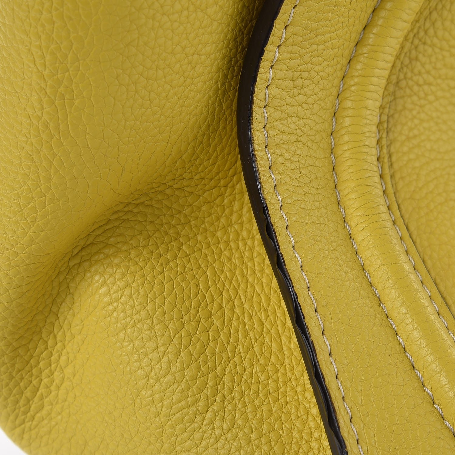 Celine Drummed Calfskin Mini Luggage Citron 10 of 18