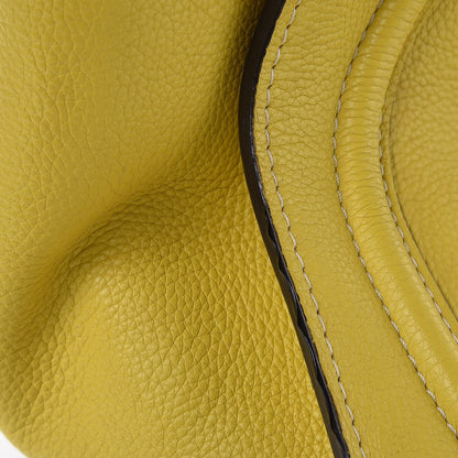 Celine Drummed Calfskin Mini Luggage Citron 10 of 18