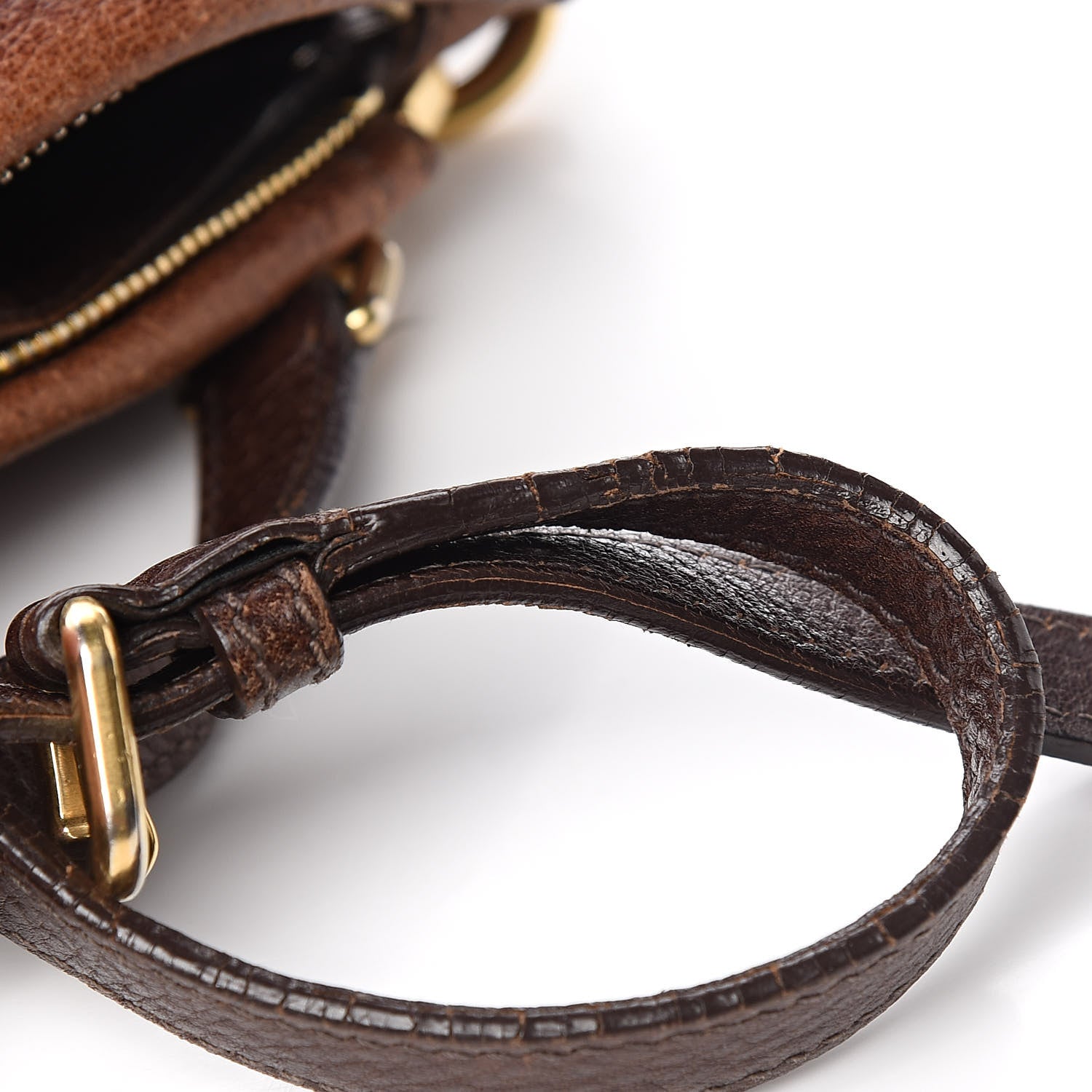 Prada Cervo Antik Bowler Brown 17 of 17