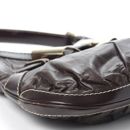 Gucci Calfskin Queen Bow Hobo Brown 6 of 10