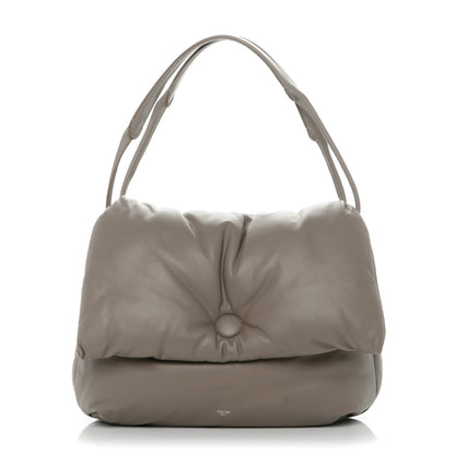 Celine Smooth Lambskin Medium Pillow Flap Grey 1 of 6