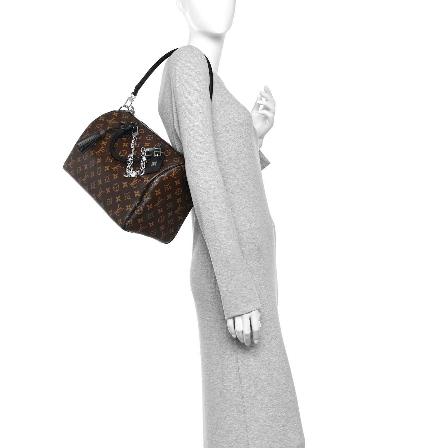 Louis Vuitton Monogram Speedy Soft 30 Dark 2 of 9