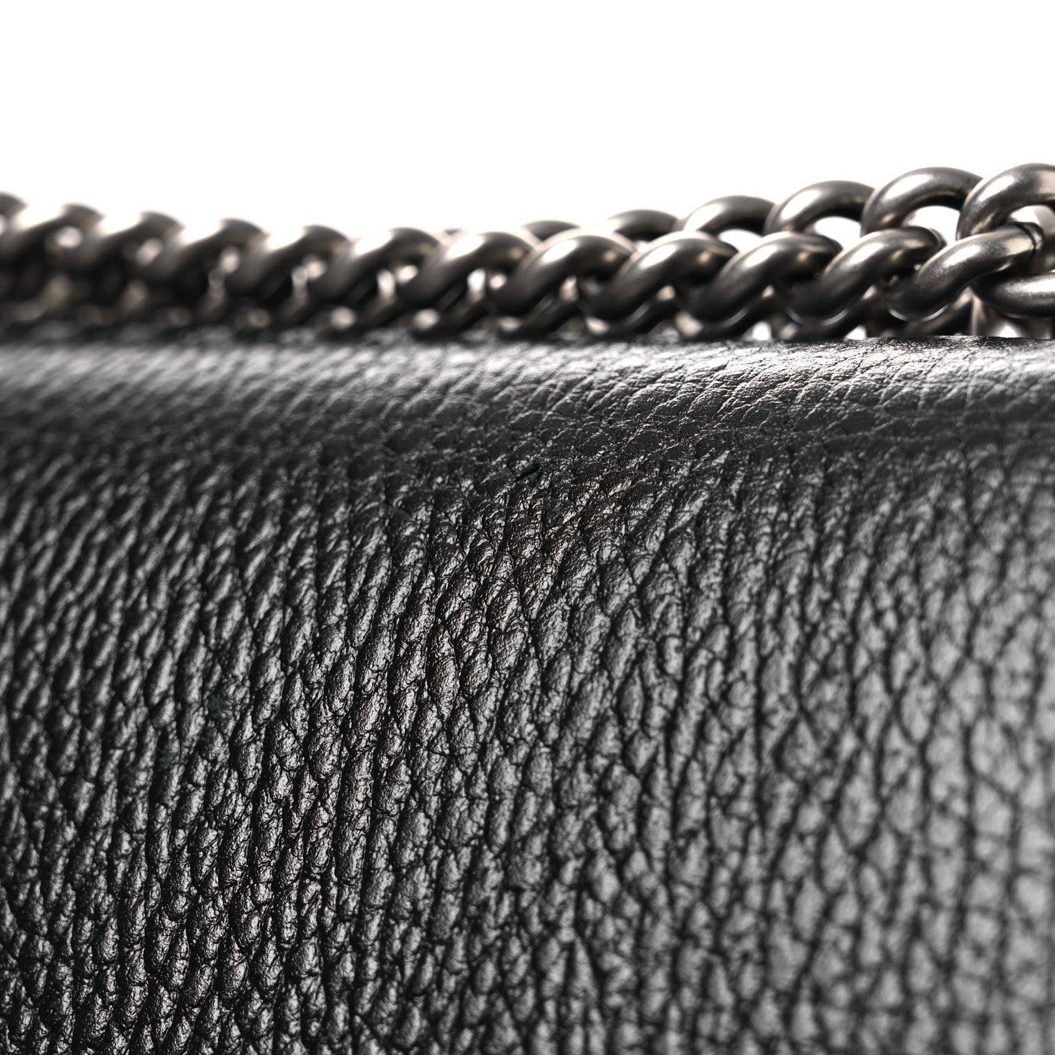 Gucci Pebbled Calfskin Small Dionysus Shoulder Bag Black 10 of 11
