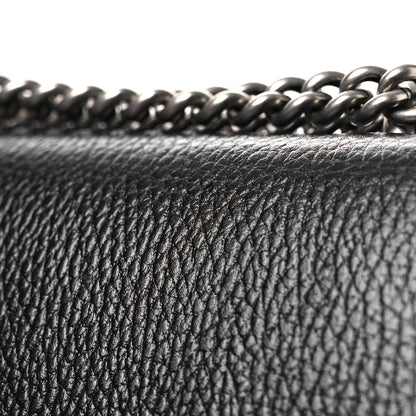Gucci Pebbled Calfskin Small Dionysus Shoulder Bag Black 10 of 11