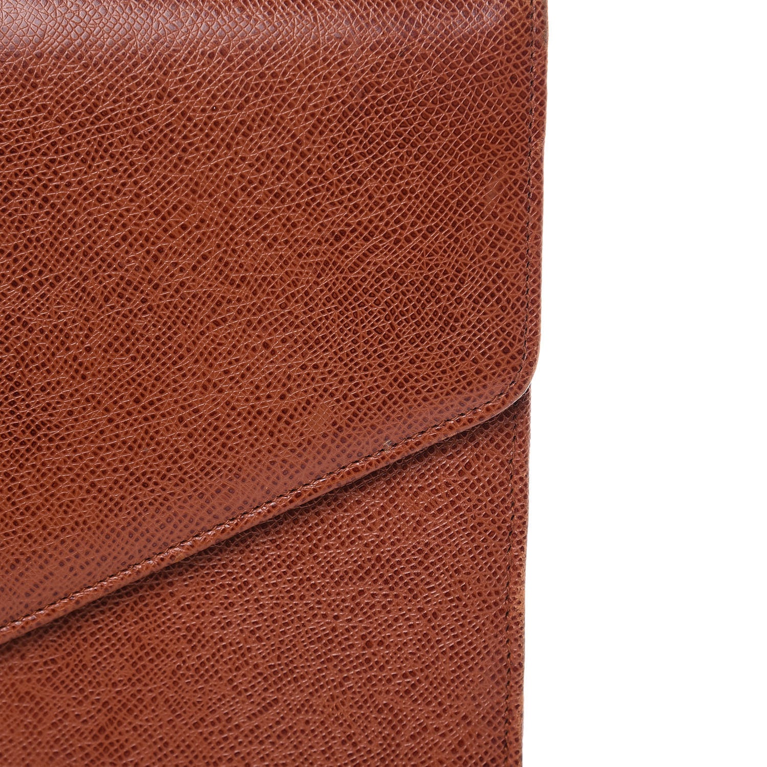 MCM Grained Calfskin Satchel Cognac 11 of 14