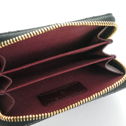 Chanel Caviar Quilted Zip Coin Purse Black 9 of 11