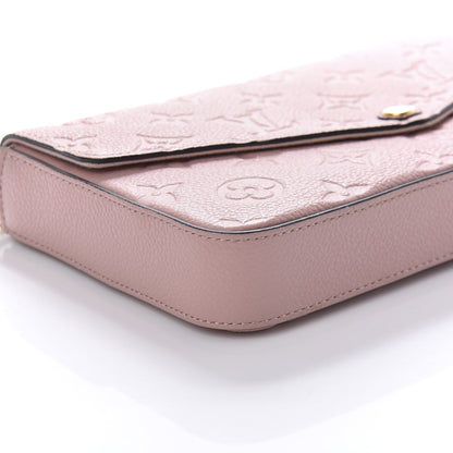 Louis Vuitton Empreinte Pochette Felicie Chain Wallet Rose Poudre 6 of 10