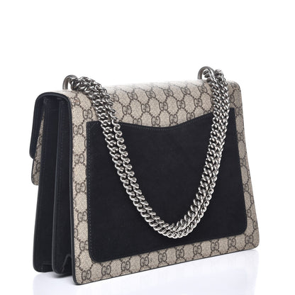 Gucci GG Supreme Monogram Medium Dionysus Shoulder Bag Black 4 of 8