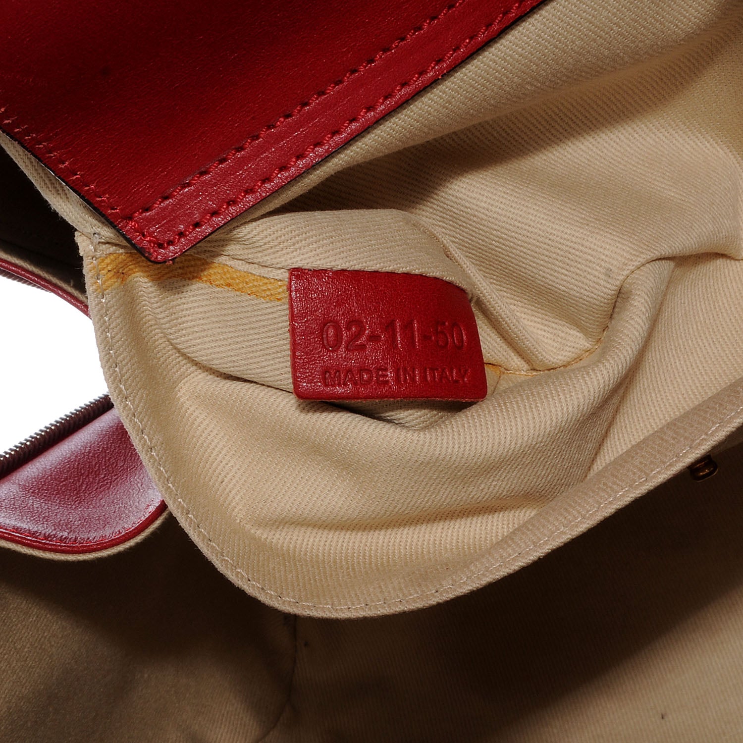 Chloe Calfskin Aurore Duffle Bag Vermillion Red 7 of 8
