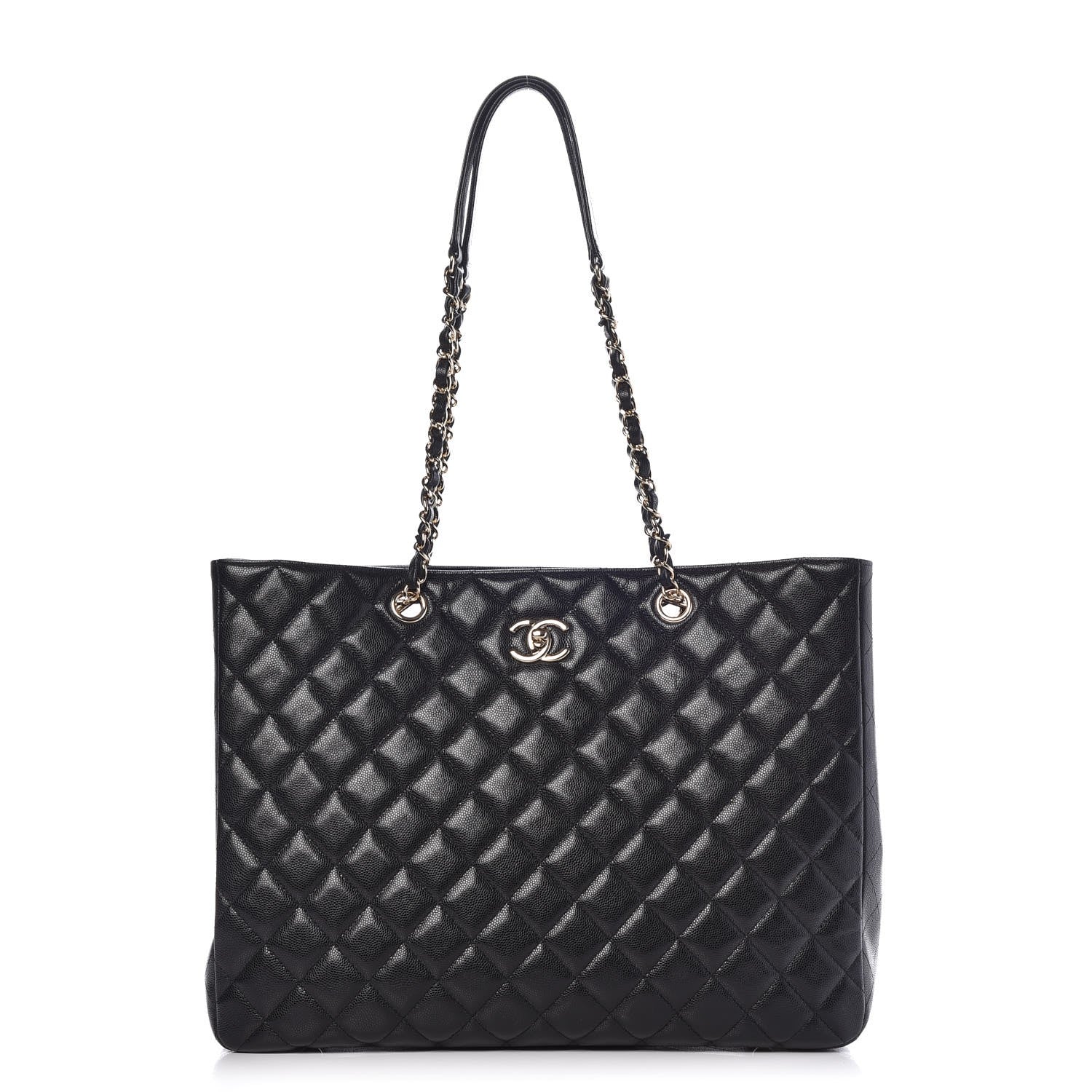 Chanel Caviar Quilted Large Shopping Tote Black 1 of 8