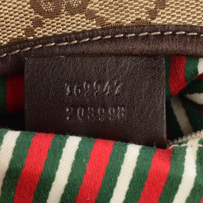 Gucci Monogram Medium New Britt Hobo Dark Brown 6 of 7