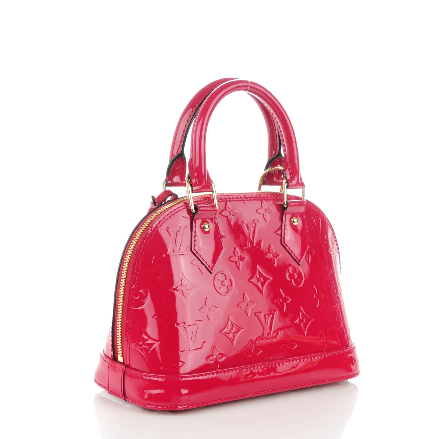 Louis Vuitton Vernis Alma BB Rose Indien 3 of 8