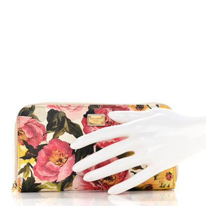 Dolce & Gabbana Floral Print Zip Around Wallet Multicolor 2 of 11