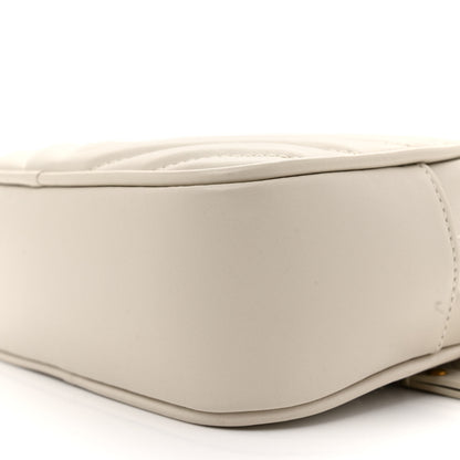 Saint Laurent Calfskin Matelasse Monogram Lou Belt Bag Ivory 10 of 12