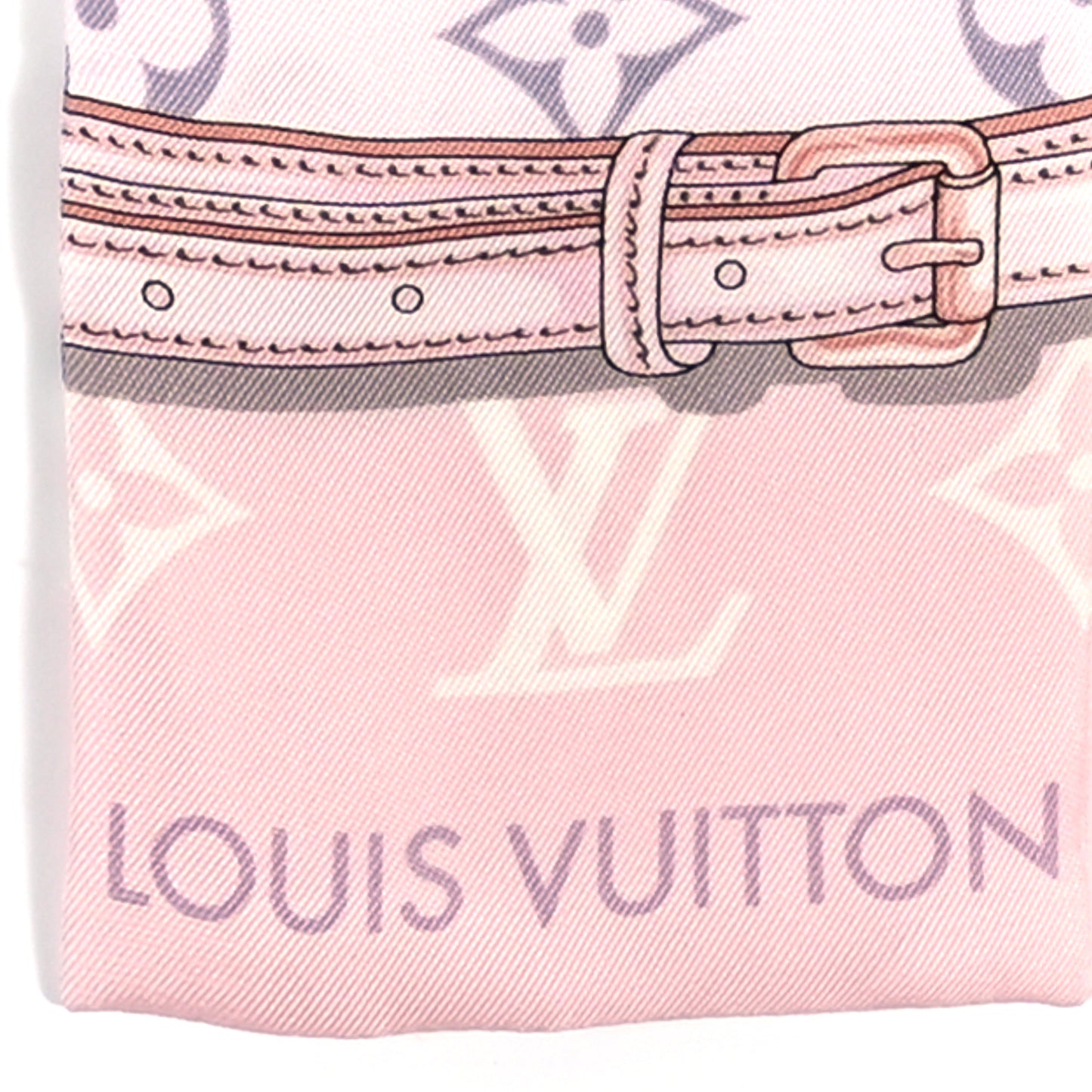 Silk Monogram Confidential Bandeau Light Pink