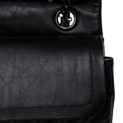 Chanel Aged Calfskin Chevron Quilted 2.55 Reissue 226 So Black 16 of 18