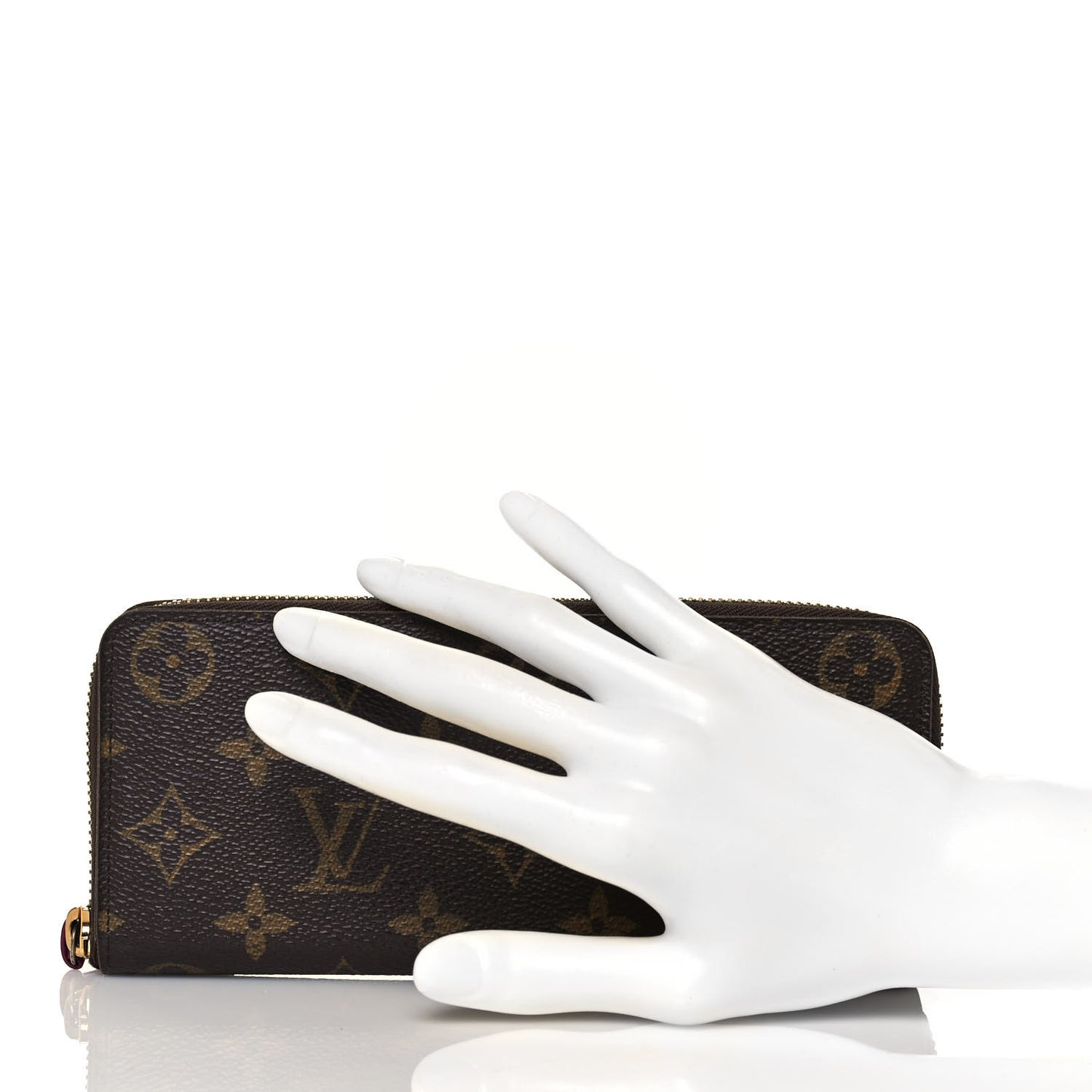 Monogram Clemence Wallet Fuchsia