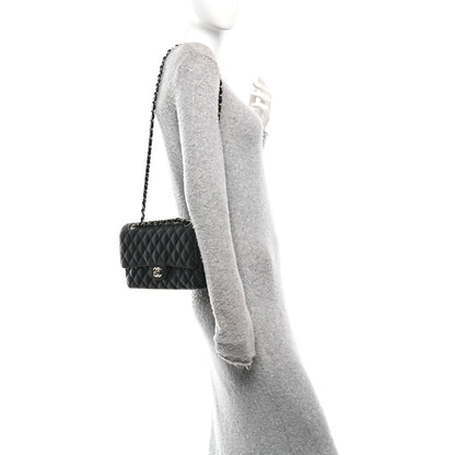 Chanel Caviar Quilted Medium Double Flap Black 3 of 19