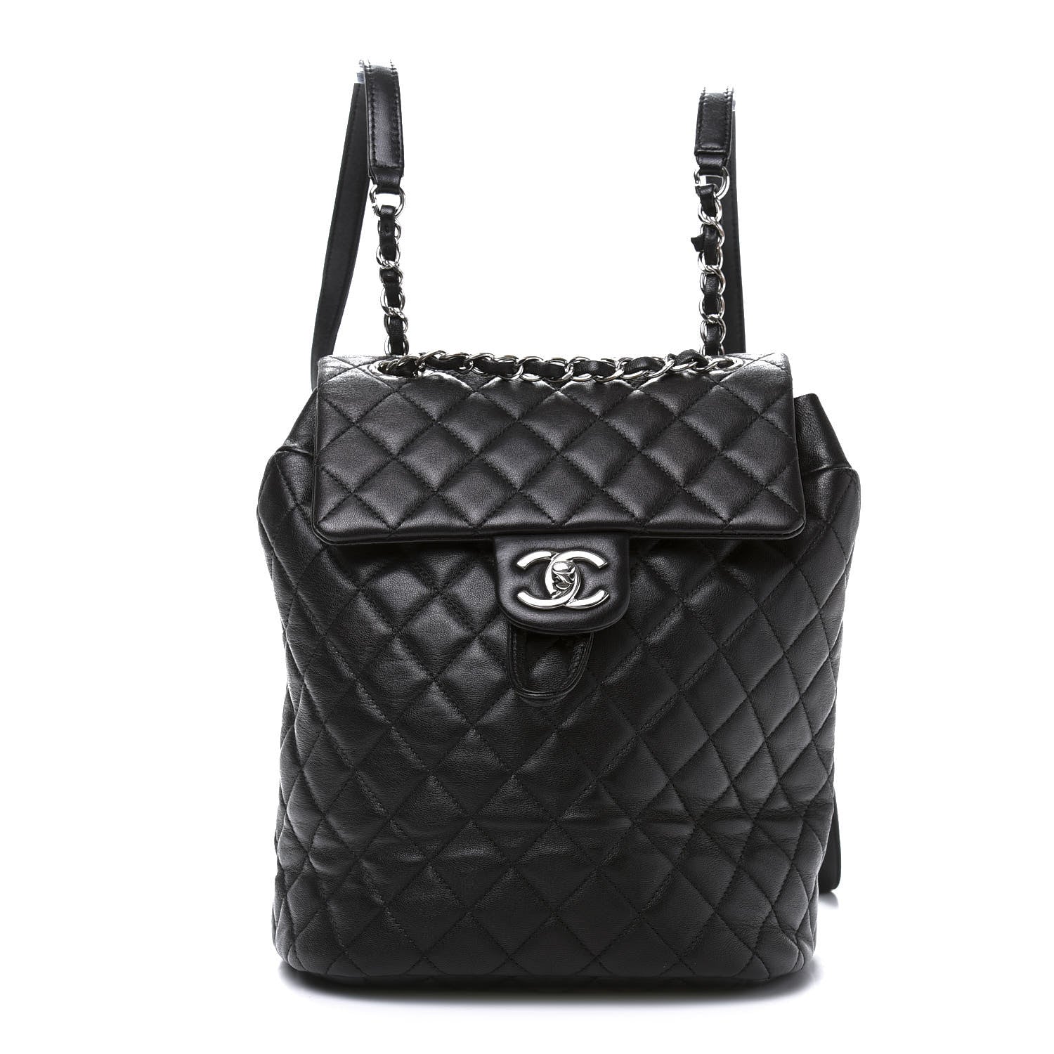 Chanel Lambskin Quilted Small Urban Spirit Backpack Black 1 of 10