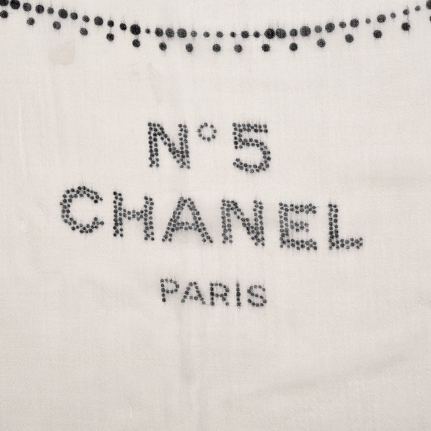 Cashmere No. 5 Scarf White