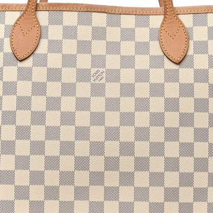 Louis Vuitton Damier Azur Neo Neverfull MM Rose Ballerine 9 of 11